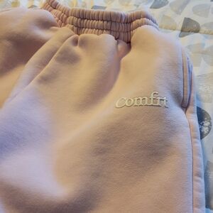 Comfrt Pink Joggers - Super Soft Elastic Waist Sweatpants